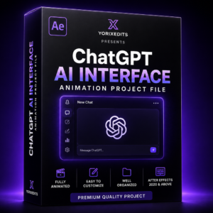 ChatGPT AI Interface Animation | After Effects Project File (30 & 60 FPS)