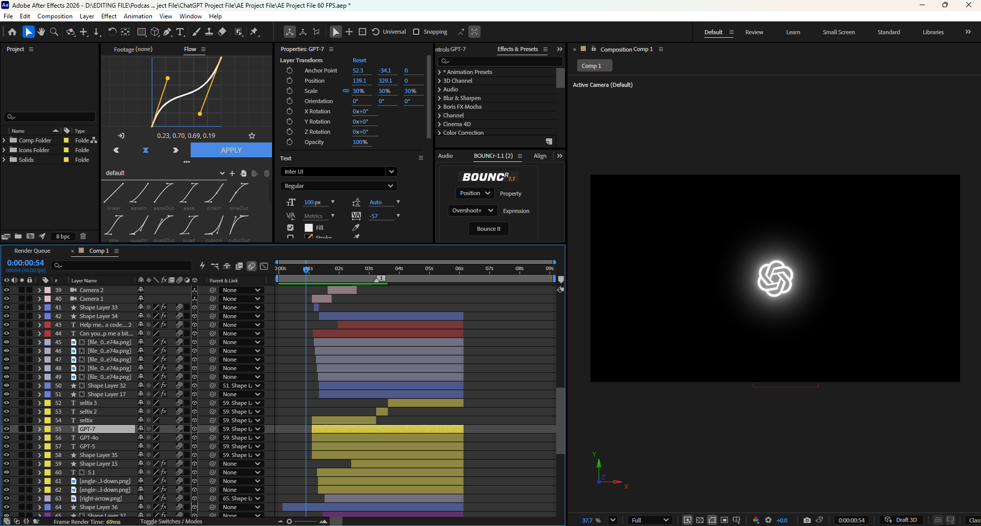 ChatGPT AI Interface Animation | After Effects Project File (30 & 60 FPS) - Image 2