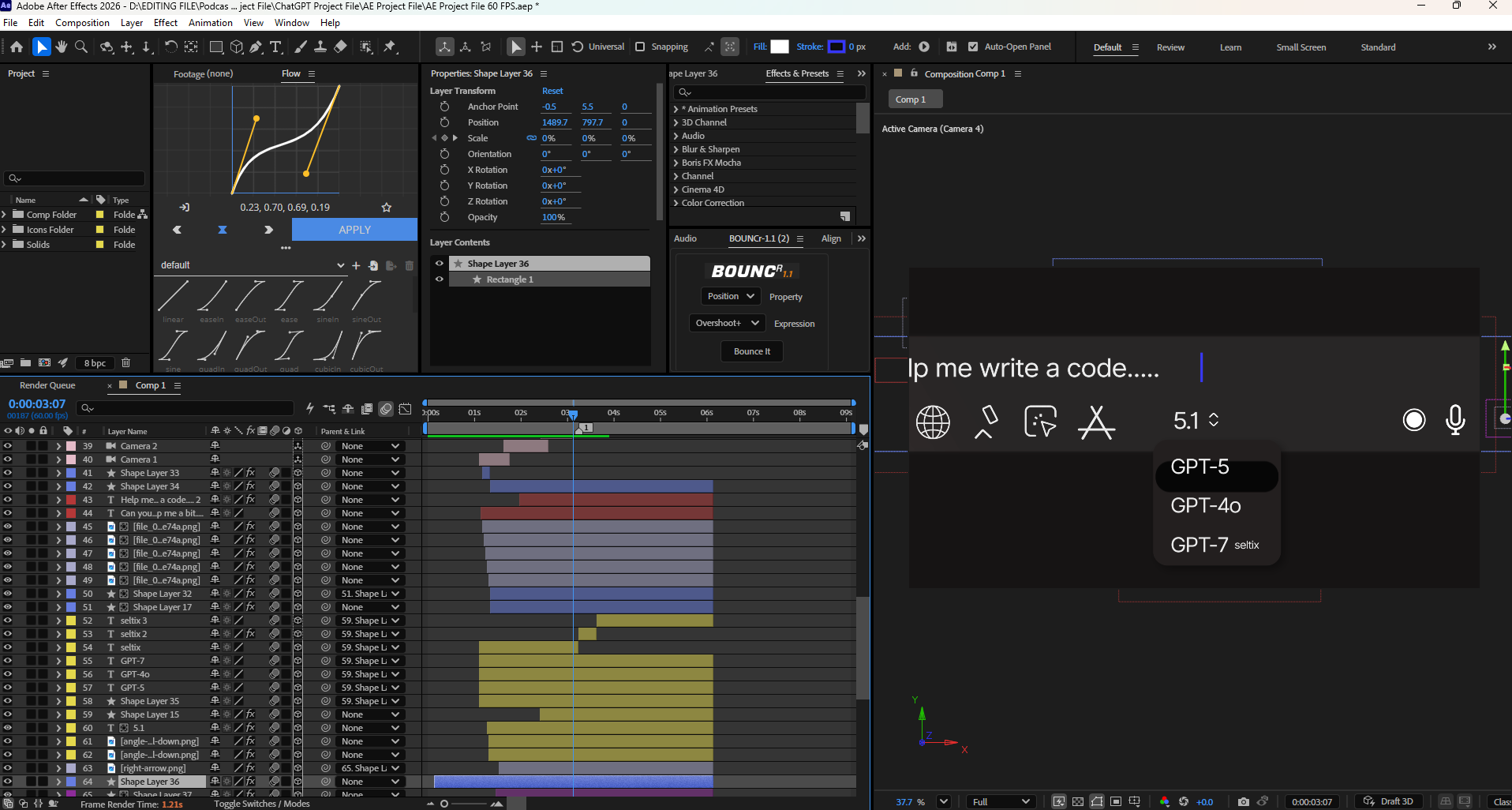 ChatGPT AI Interface Animation | After Effects Project File (30 & 60 FPS) - Image 3