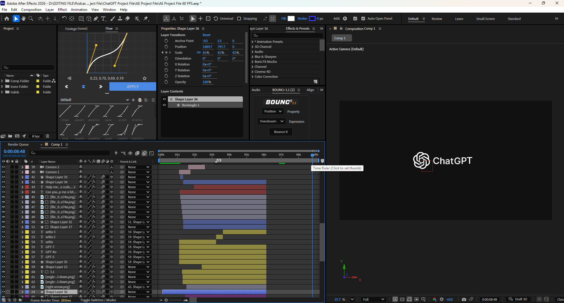 ChatGPT AI Interface Animation | After Effects Project File (30 & 60 FPS) - Image 5