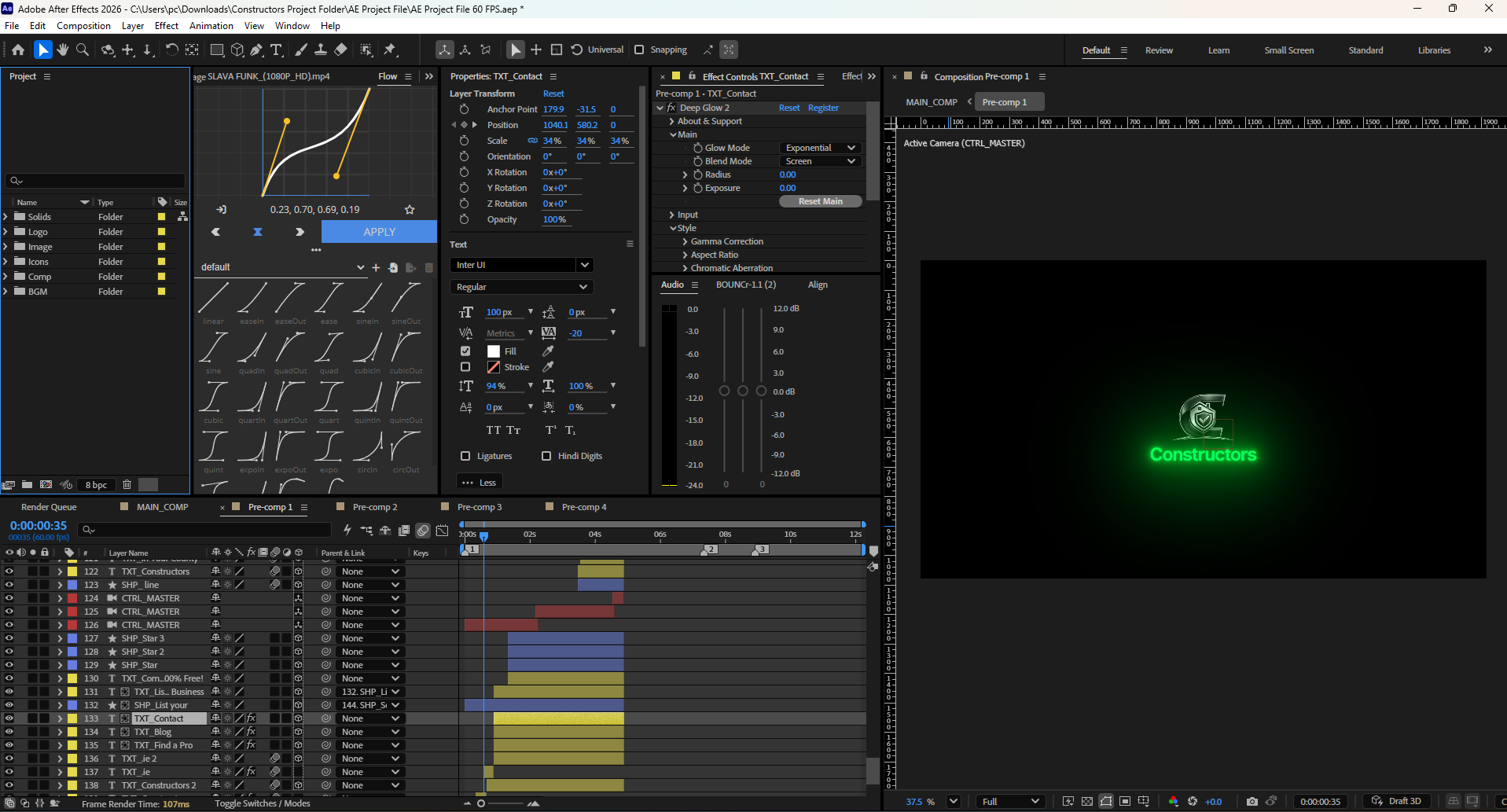 Constructors.ie Website Animation | After Effects Project File | 30 & 60 FPS - Image 2