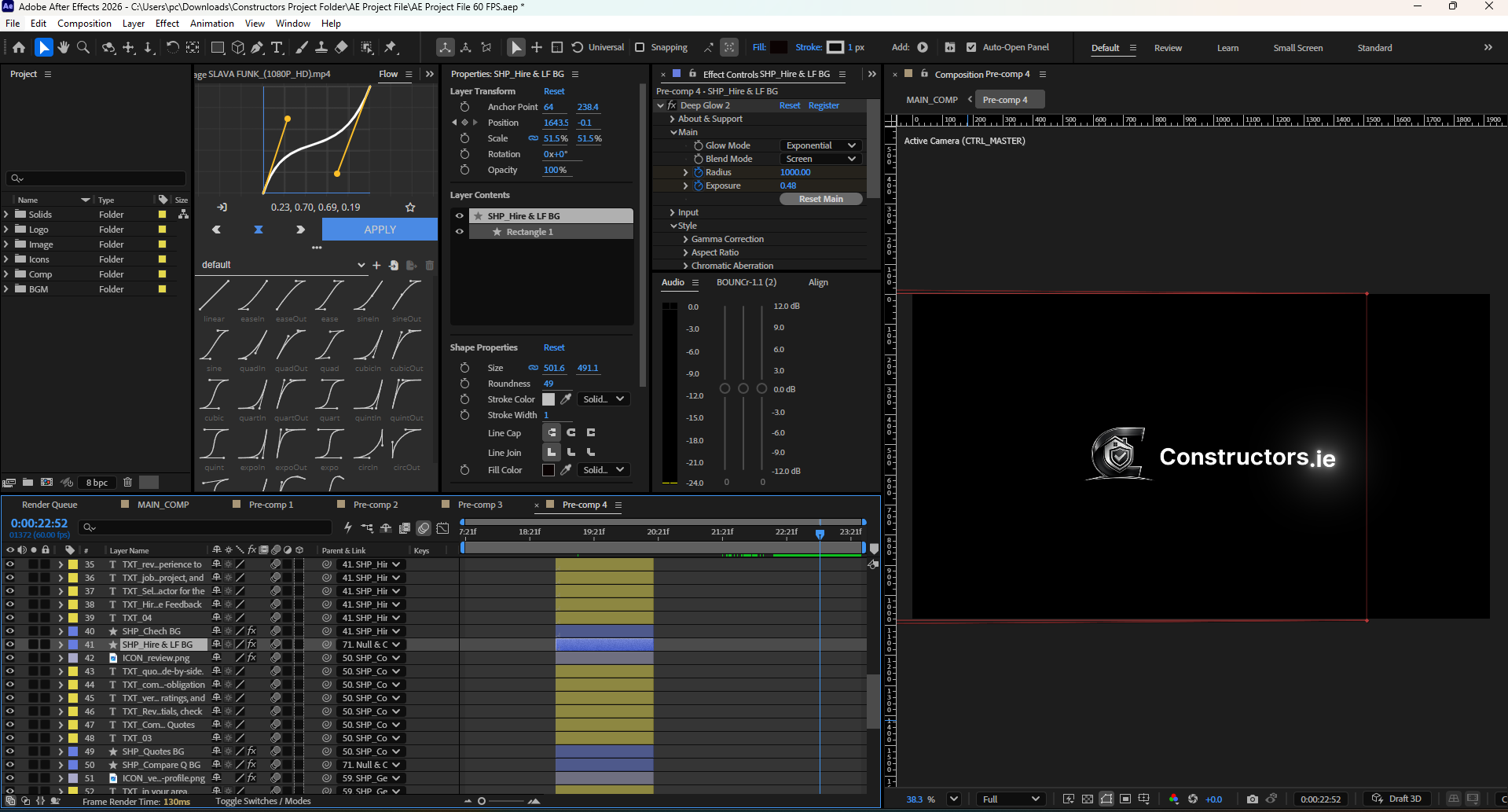 Constructors.ie Website Animation | After Effects Project File | 30 & 60 FPS - Image 5
