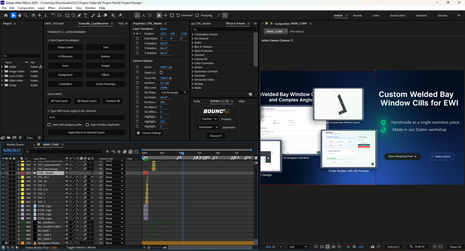 Modern Website Promo Animation | After Effects Project File | Premium Video Editing | Yorixedits - Image 3