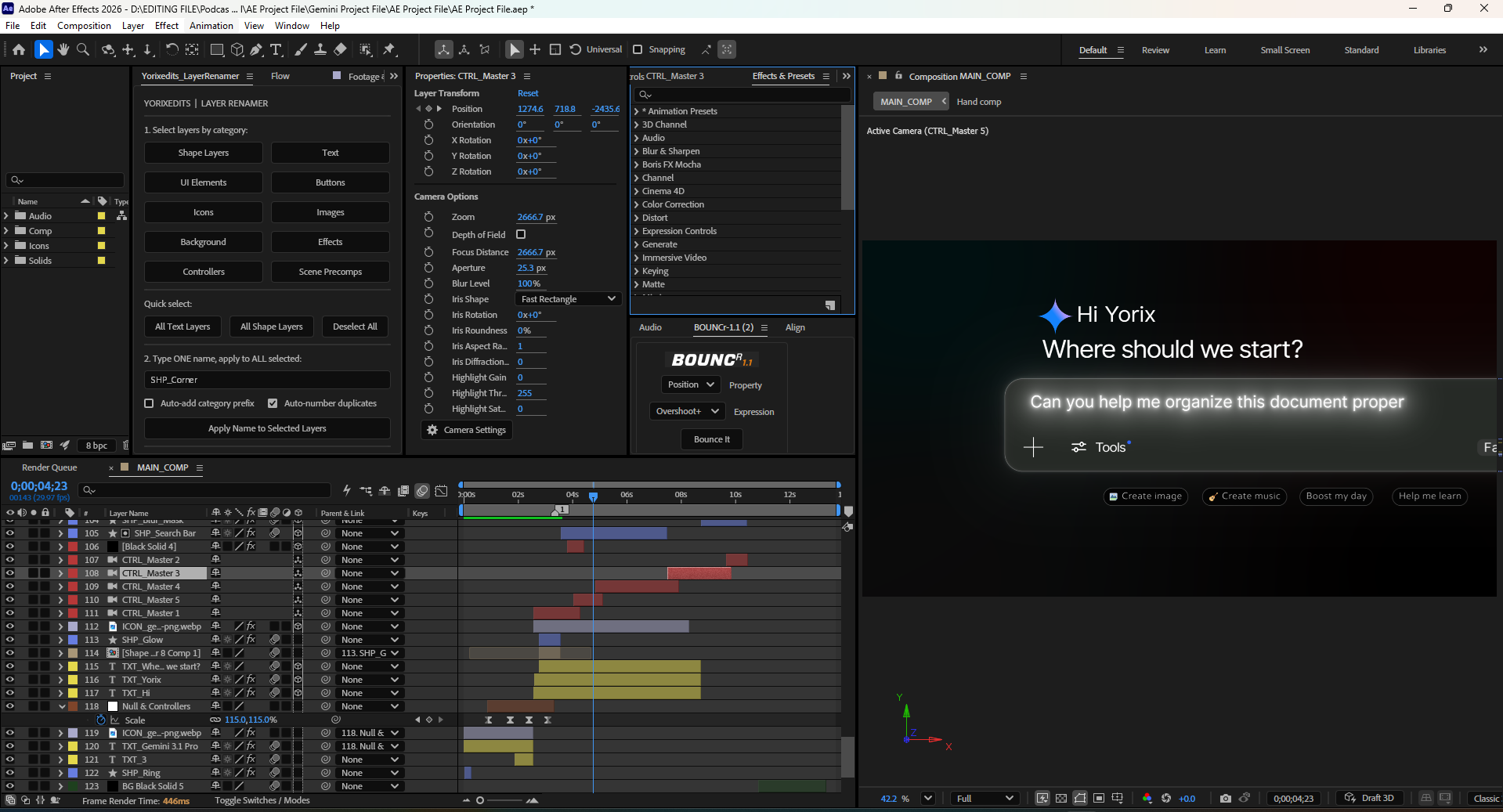 Free Gemini AI Interface Animation – After Effects Project File - Image 4