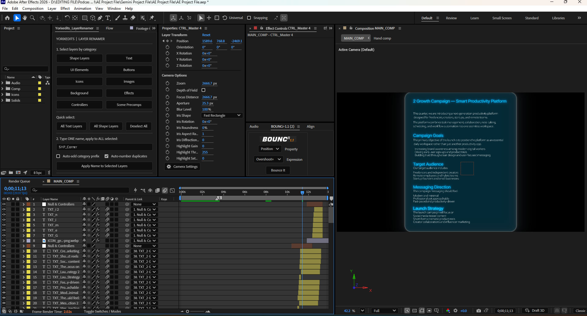 Free Gemini AI Interface Animation – After Effects Project File - Image 6