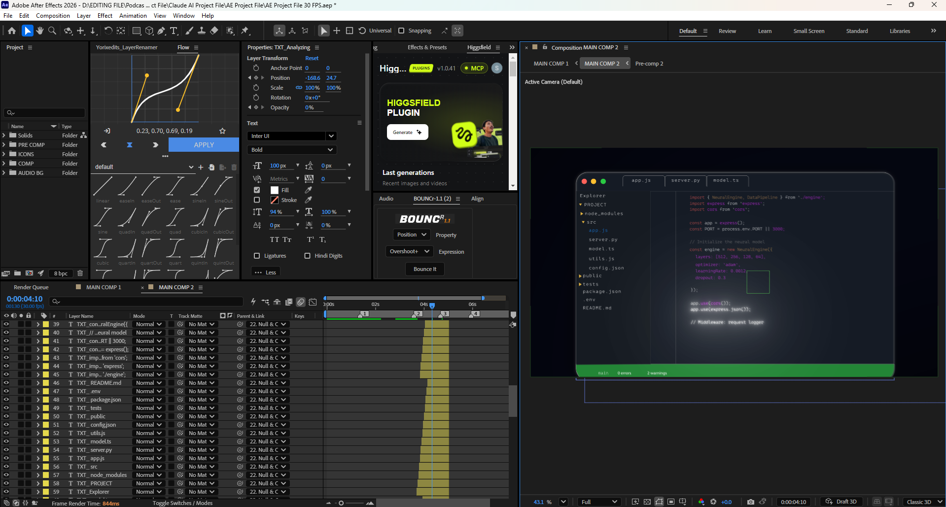 Claude AI Interface Animation – After Effects Project File - Image 6