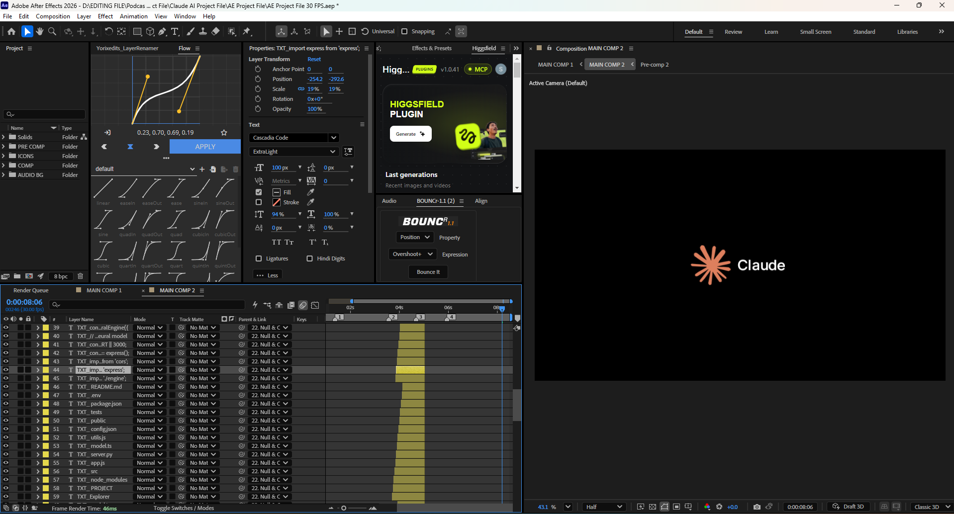 Claude AI Interface Animation – After Effects Project File - Image 7