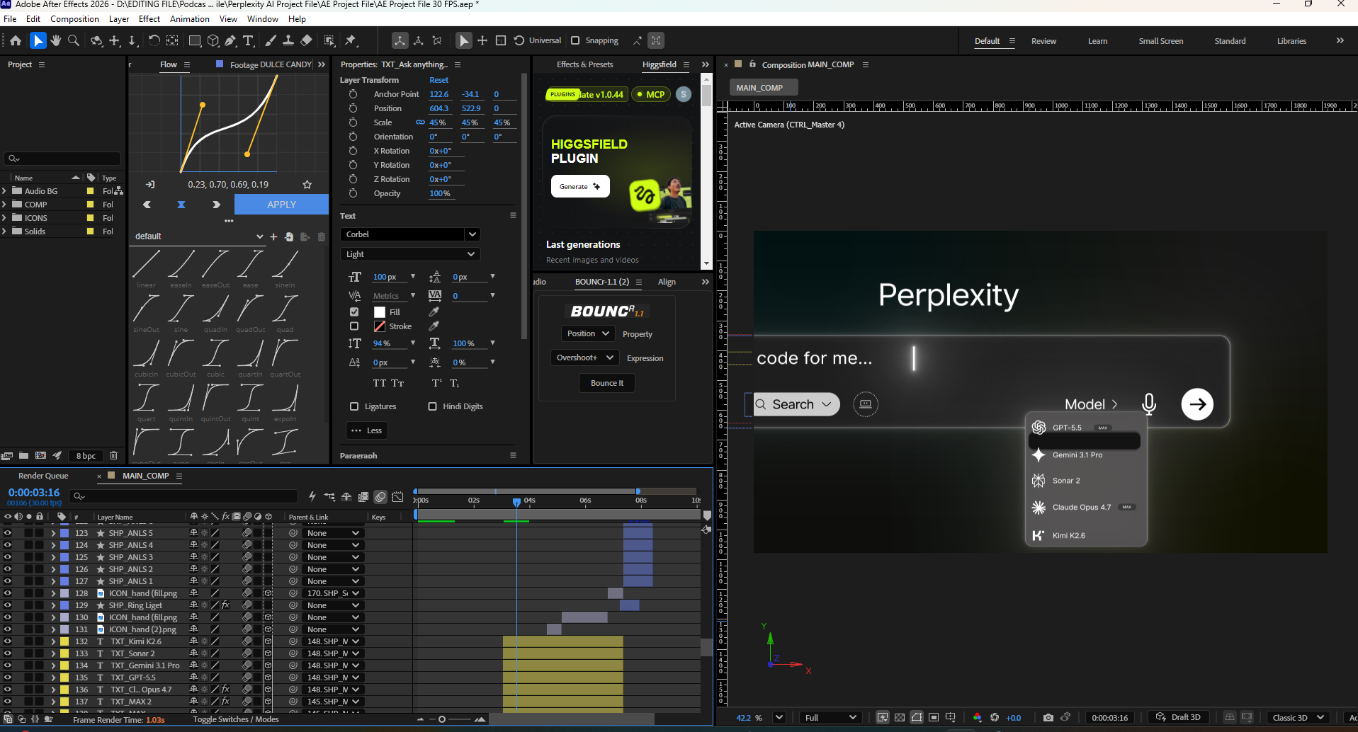 Perplexity AI Interface Animation – FREE After Effects Project File - Image 4